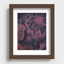 the flower Recessed Framed Print