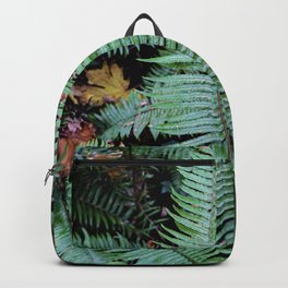 Fern Backpack | Digital, Nature, Fern, Color, Vashon, Photo, Plant, Green, Washington 