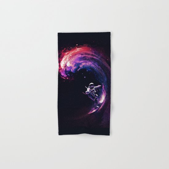 Space Surfing Hand & Bath Towel