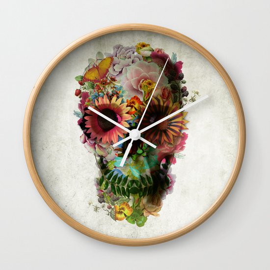 SKULL 2 Wall Clock