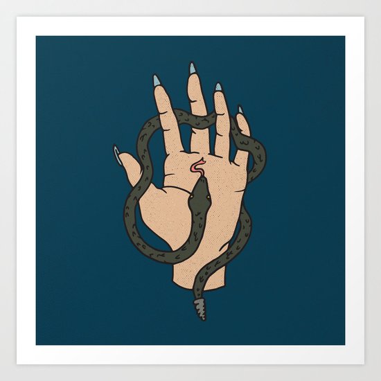THE SNAKE Art Print