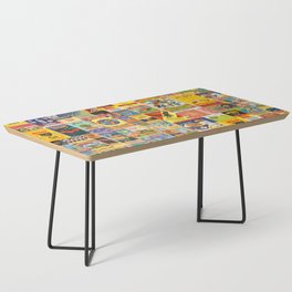 Vintage Fireworks & Firecracker Graphic pattern Coffee Table