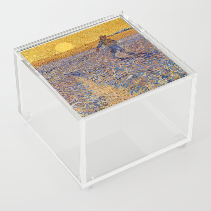 Vincent van Gogh - Sower with Setting Sun Acrylic Box
