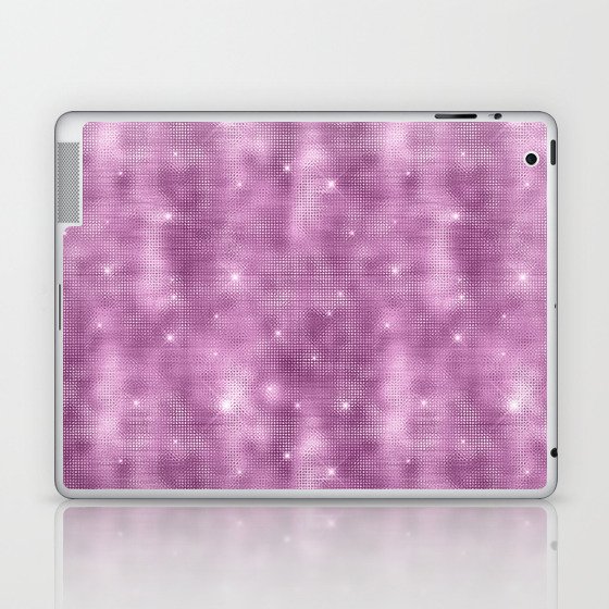 Glam Mauve Diamond Shimmer Glitter Laptop & iPad Skin