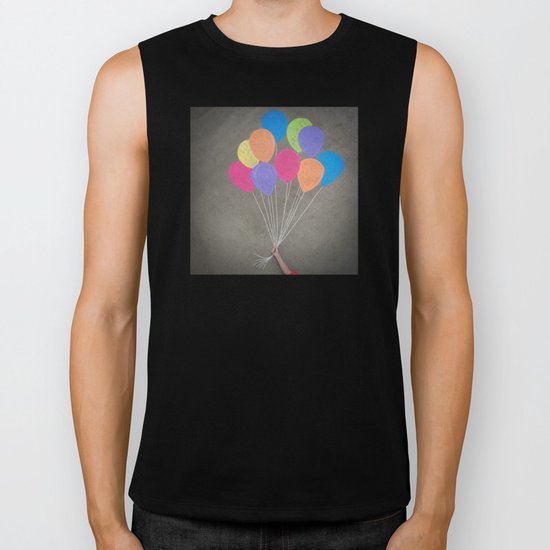 Up up and away Biker Tank
