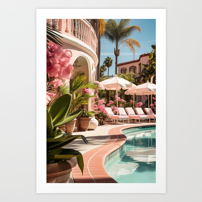 Beverly Hills Pool 424 Art Print