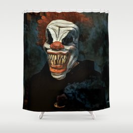 Scary Face Shower Curtains Society6