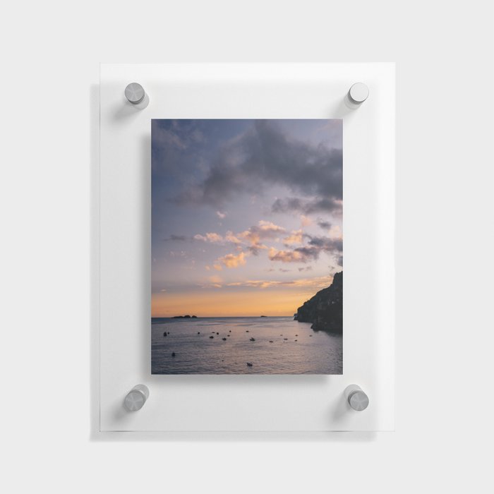 Amalfi Coast Sunset II Floating Acrylic Print