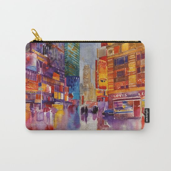 Walk in New York Carry-All Pouch