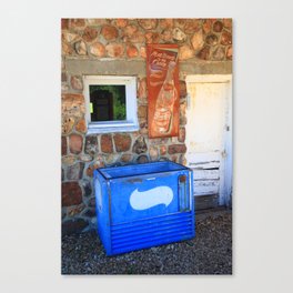 Route 66 - Gas Station Cooler 2012 Canvas Print