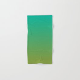 GREEN SHADES OMBRE PATTERN  Hand & Bath Towel