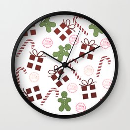 Regalos, dulces y galletas Wall Clock