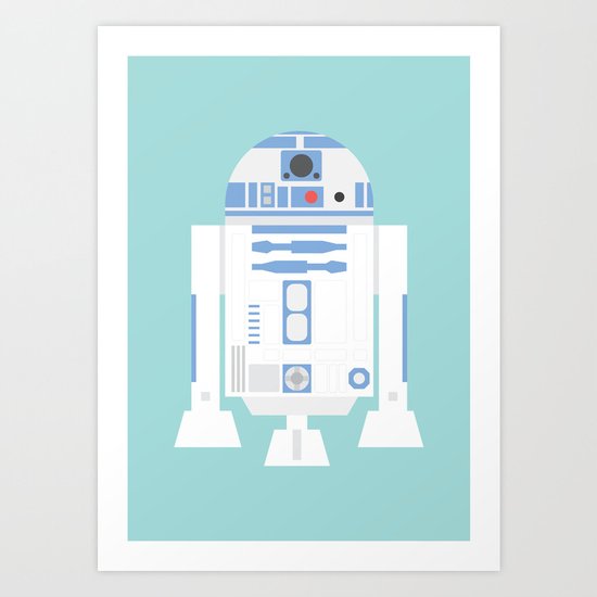 #92 R2D2 Art Print