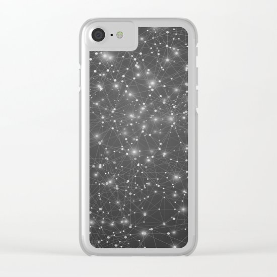 From Point A to Point B Clear iPhone Case