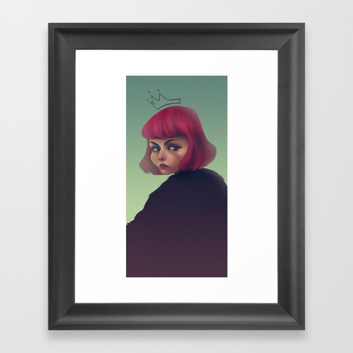 queenpink Framed Art Print