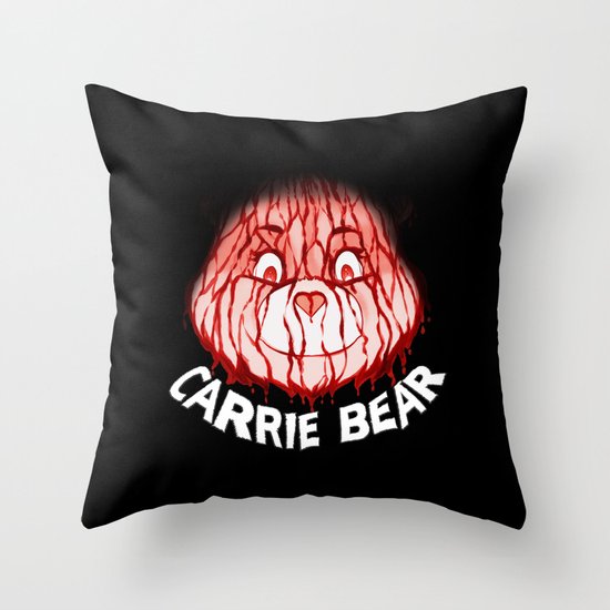 Carrie Bear Throw Pillow