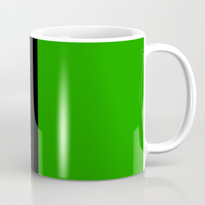 Letter I (Black & Green) Coffee Mug