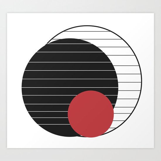 perception is reality Art Print