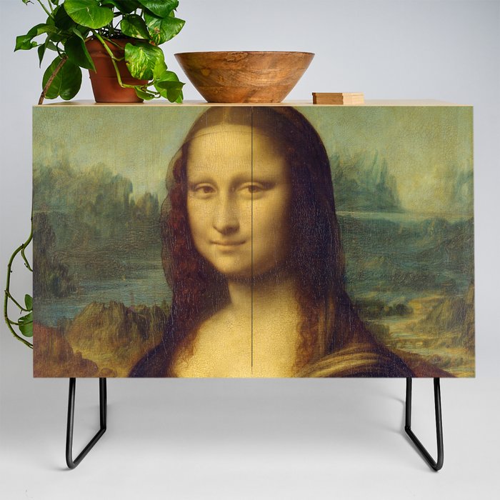 Mona Lisa by Leonardo da Vinci Credenza