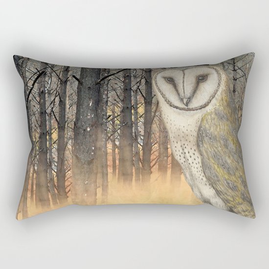 When the shadows eat the moon Rectangular Pillow