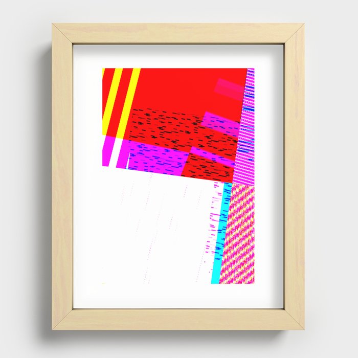 GLICTH_16 Recessed Framed Print