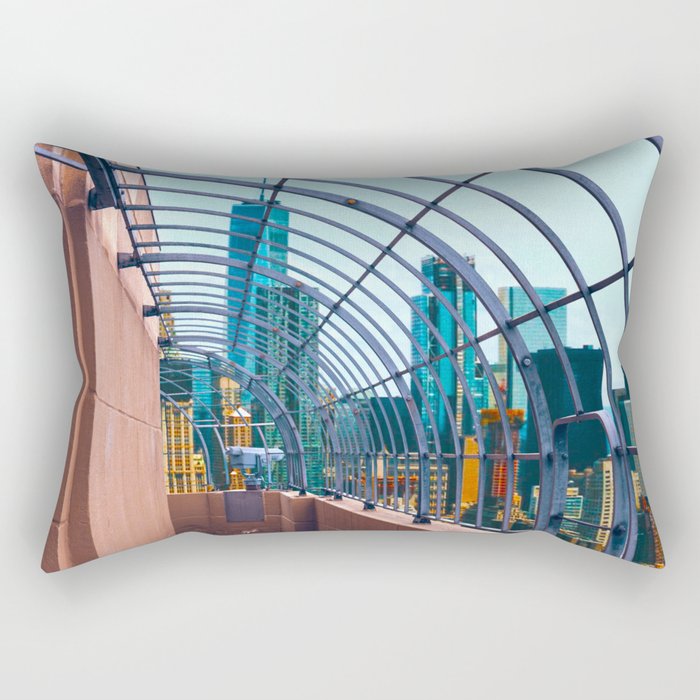 Skyline Views | New York City Art Print Rectangular Pillow