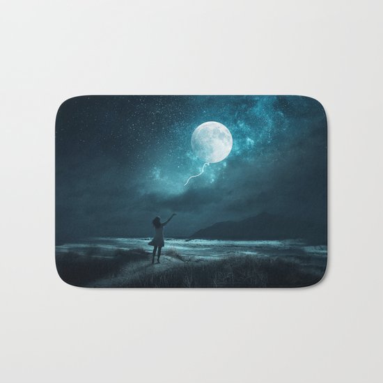 MOON BALLOON Bath Mat
