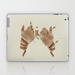 Red String of fate Laptop Skin
