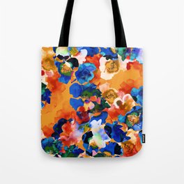 Vibrant Flower Garden Tote Bag