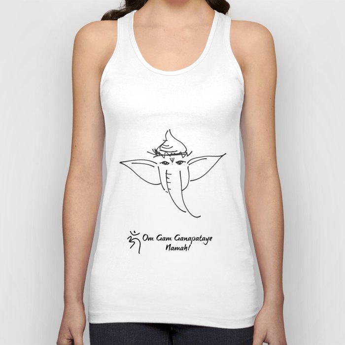 Ganesha, the Remover of Obstacles Tank Top