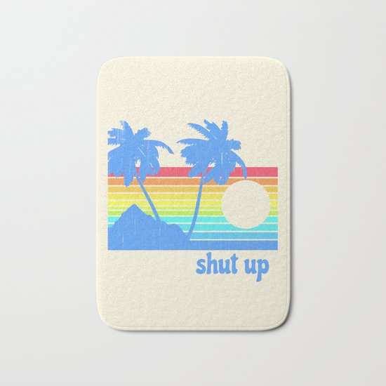 Shut Up Bath Mat