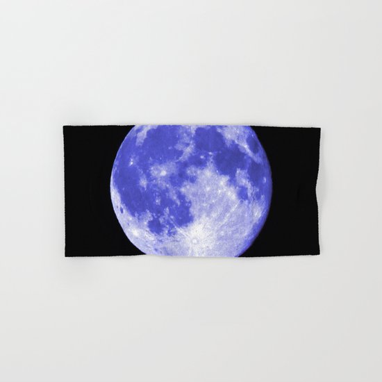 Blue Moon looks like Earth Hand & Bath Towel
