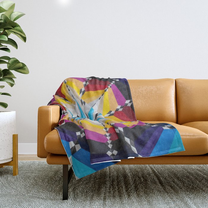 Dragonfruit (sRGB) Throw Blanket