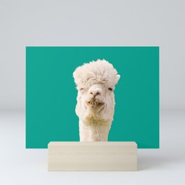 Funny Alpaca Mini Art Print