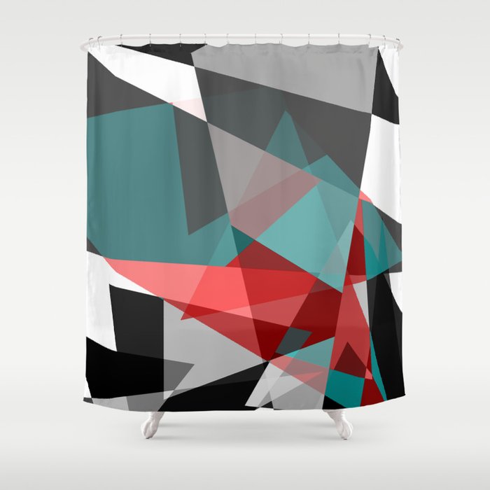 Not so Black and White Shower Curtain