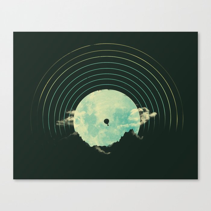 Soundtrack to a Peaceful Night Canvas Print