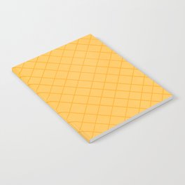 Yellow Cross Pattern Notebook
