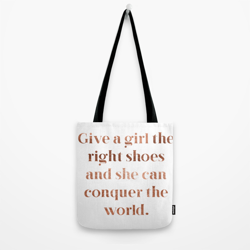 rose gold shoes and bag