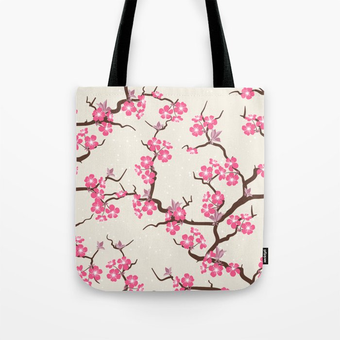 Sakura Cherry Blossoms Tote Bag