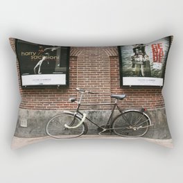 Life is like a bicycle Rectangular Pillow