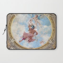 Château De Chantilly ceiling painting, Renaissance Baroque Fresco Laptop Sleeve