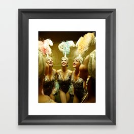 1950's Showgirls Framed Art Print