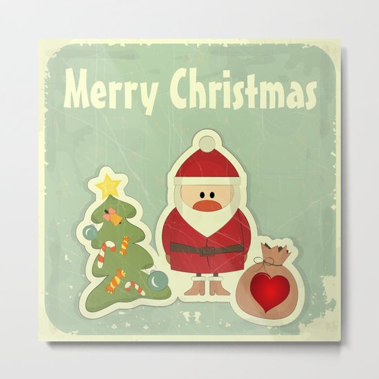 Merry Christmas Metal Print