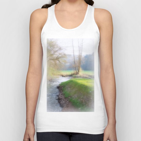Running Water Unisex Tank Top