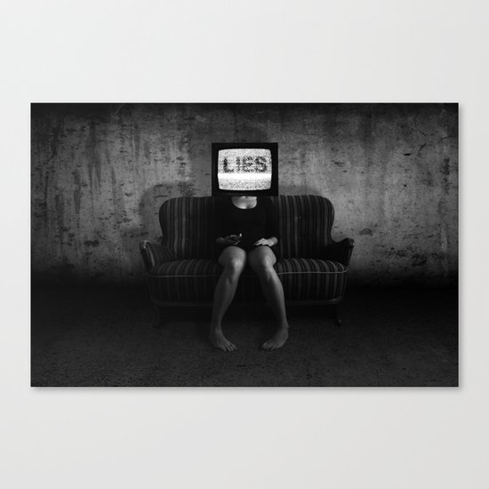 Lies Canvas Print