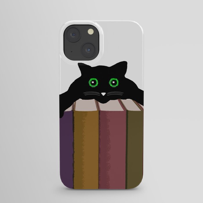 Book's cat iPhone Case