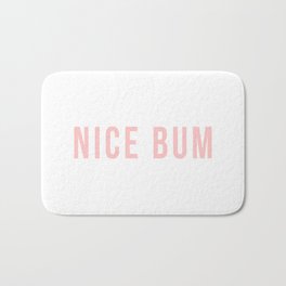 Nice Bum (pink) Bath Mat