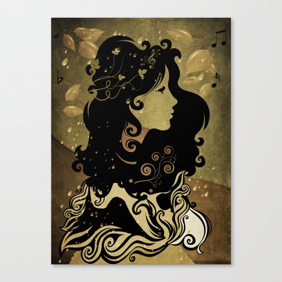 spring rain - by Viviana Gonzalez Canvas Print
