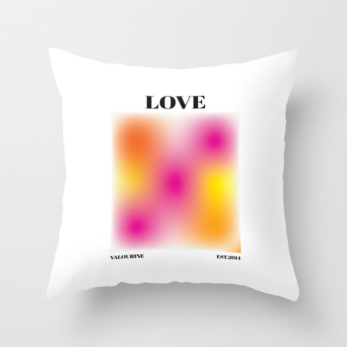 6   Modern Noise Gradient Ombre Background Aesthetic 220329 Throw Pillow