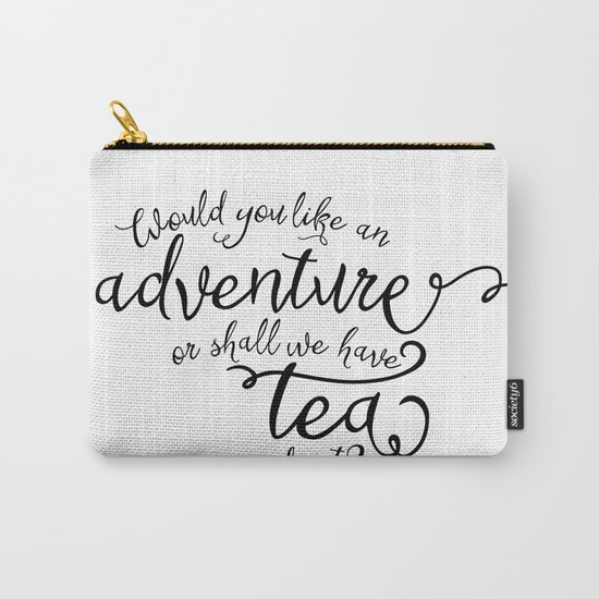 Adventure or tea Carry-All Pouch